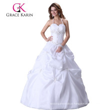 Grace Karin Fashion Elegant White Bridal Wedding Dresses CL3109